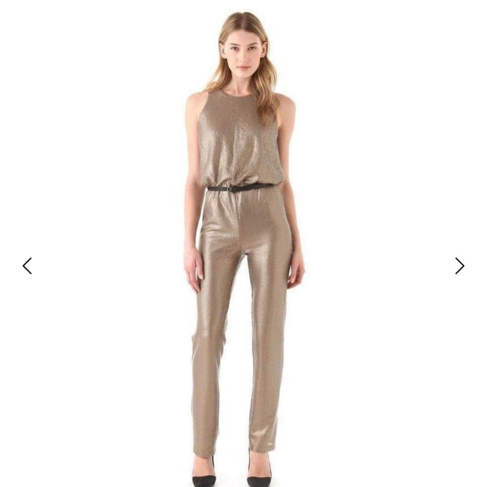 BCBG MaxAzria sequinned jumpsuit, L